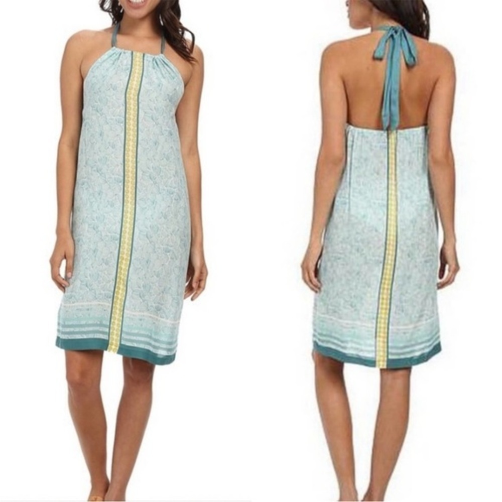 Tommy Bahama Etched Dots Halter Dress Seafoam Green size small - Picture 8 of 8